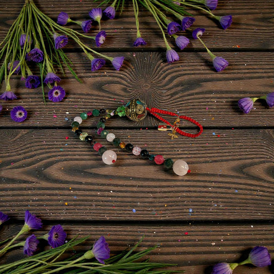 Talisman pentru protecția casei Aura Domus realizat manual cu pietre naturale
