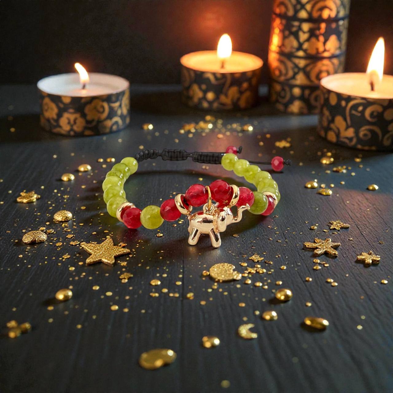 FORTUNA – Brățară Astryel cu jad pentru noroc & prosperitate | Unicat