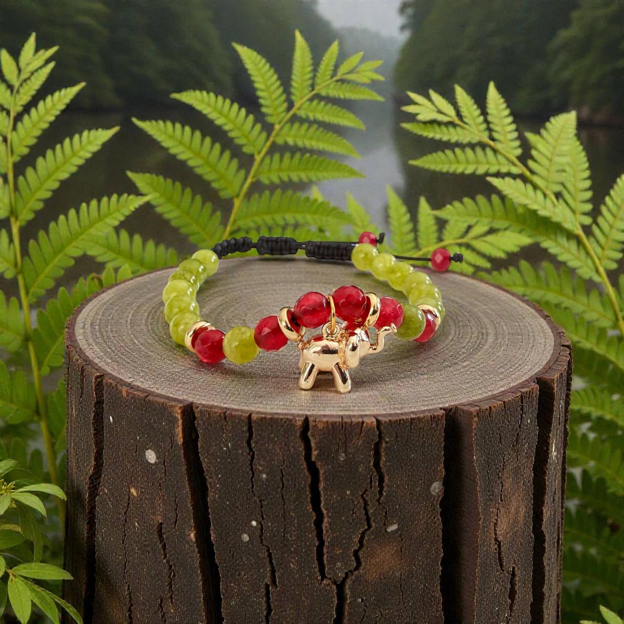 FORTUNA – Brățară Astryel cu jad pentru noroc & prosperitate | Unicat